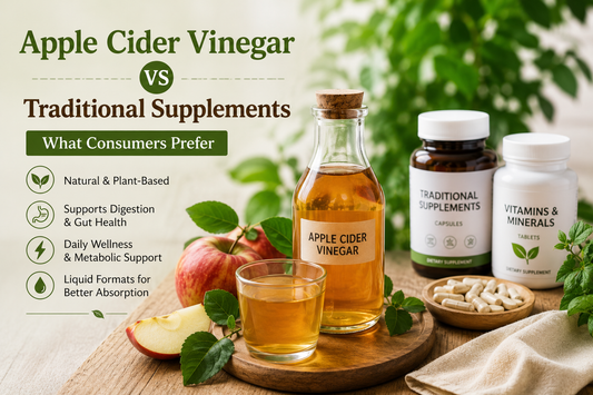 Apple Cider Vinegar vs Traditional Supplements: What Consumers Prefer