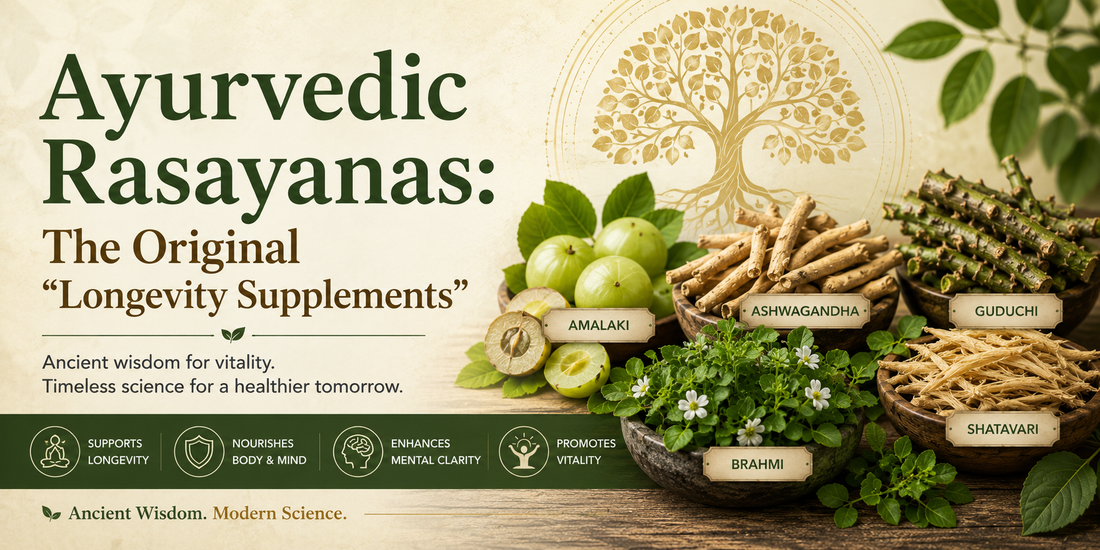 Ayurvedic Rasayanas: The Original "Longevity Supplements"