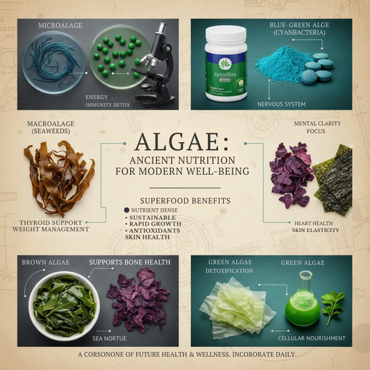Types of Algae and Their Health Benefifts