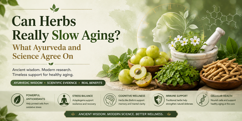 Can Herbs Really Slow Aging? What Ayurveda and Science Agree On