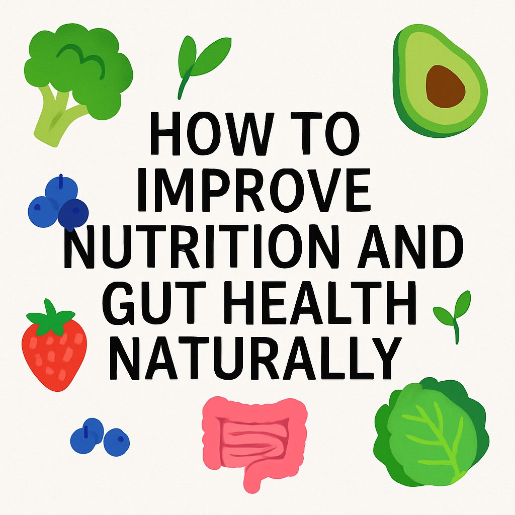 🥦 How to Improve Nutrition and Gut Health Naturally