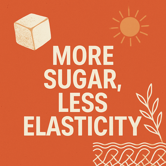 More Sugar, Less Elasticity: How Glycation Accelerates Skin Aging