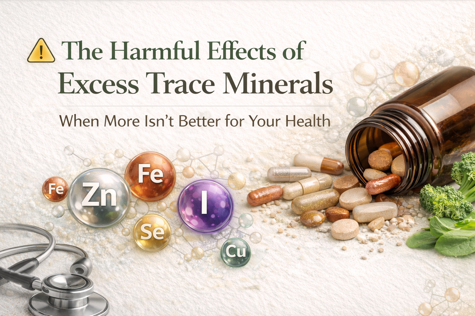 When More Isn’t Better: The Harmful Effects of Excess Trace Minerals ...