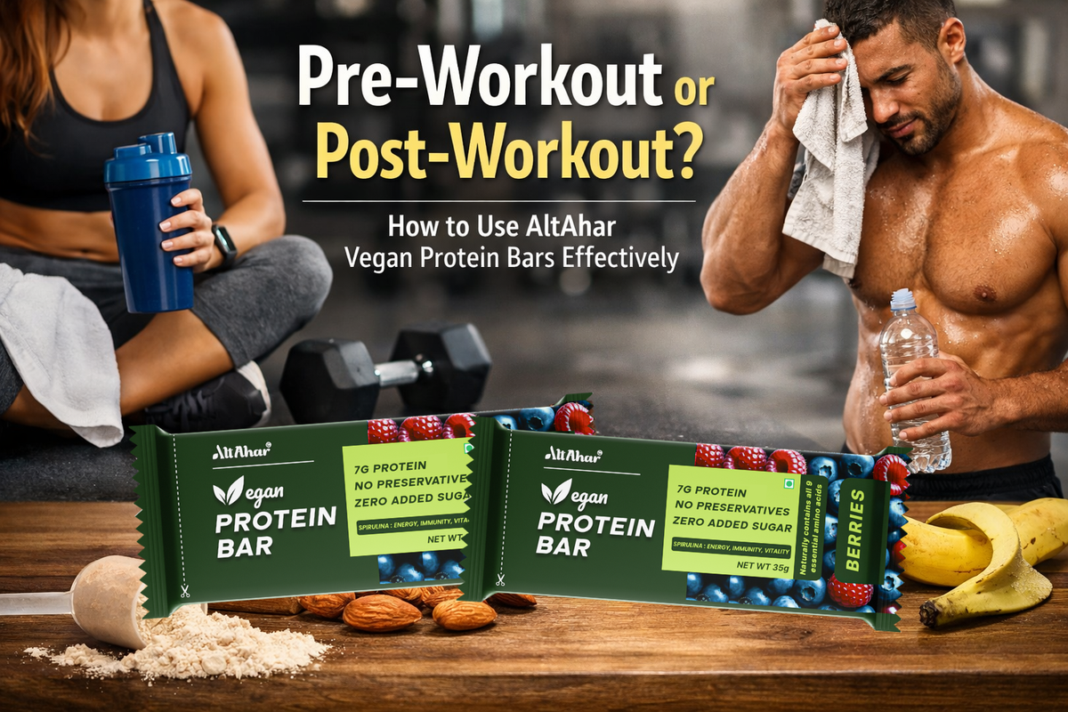 Pre-Workout or Post-Workout? How to Use AltAhar Vegan Protein Bars Eff