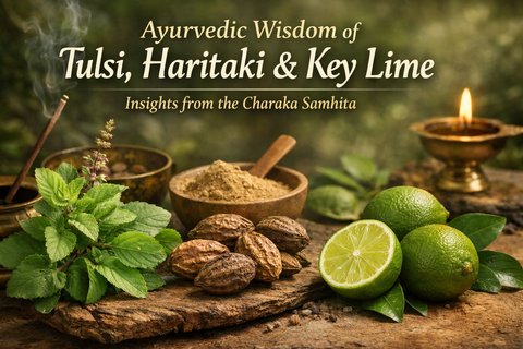 The Ayurvedic Wisdom of Tulsi, Haritaki, and Key Lime