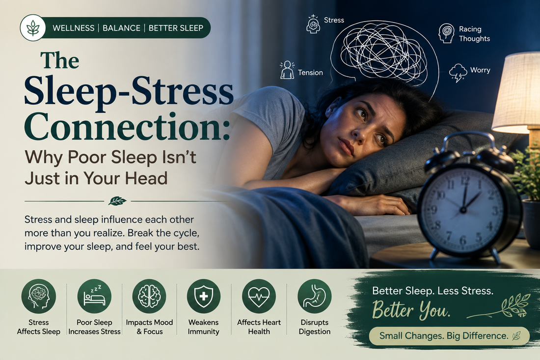 The Sleep-Stress Connection: Why Poor Sleep Isn't Just in Your Head