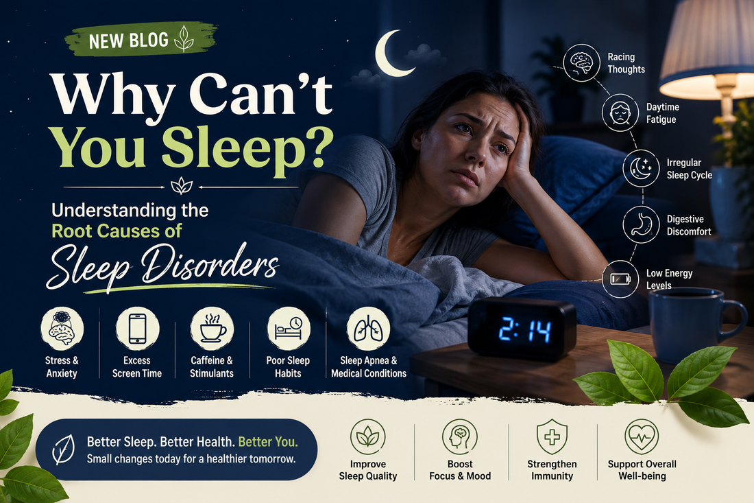 Why Can't You Sleep? Understanding the Root Causes of Sleep Disorders