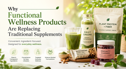 Why Functional Wellness Products Are Replacing Traditional Supplements