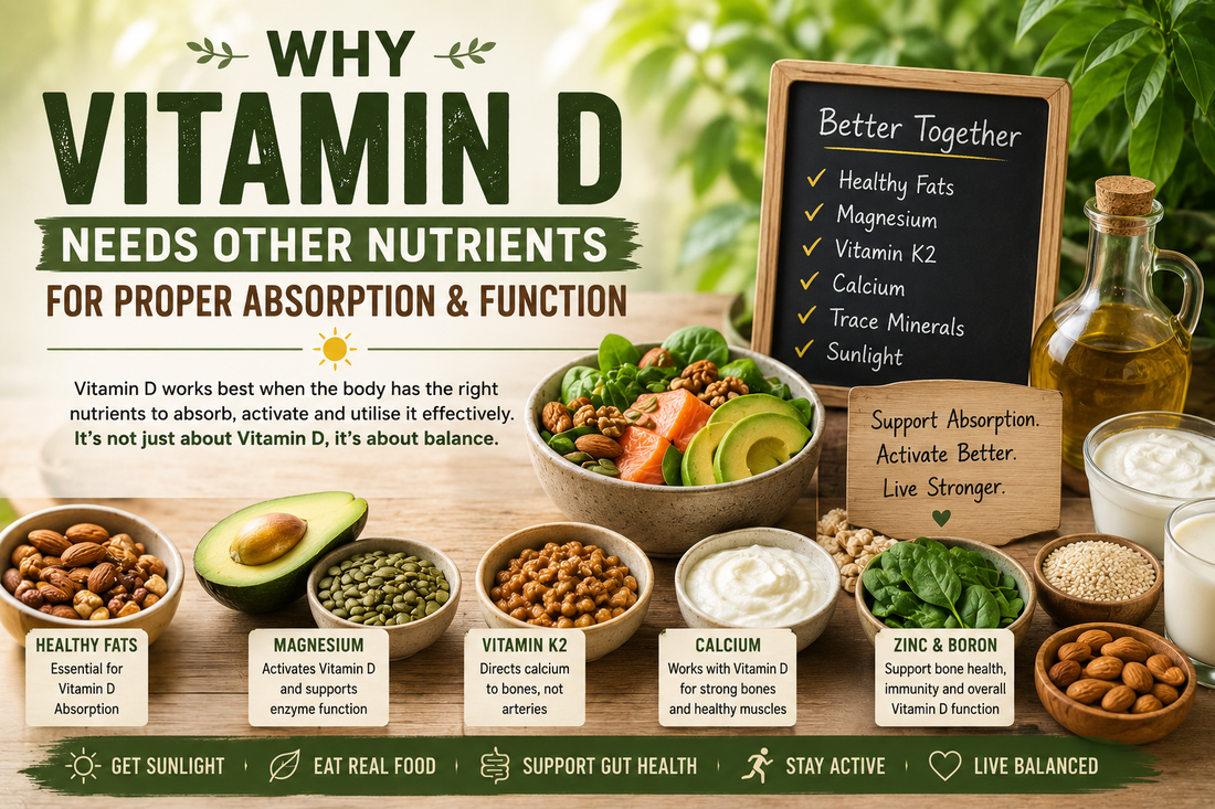 Why Vitamin D Needs Other Nutrients to Work Properly: The Hidden Science Behind Vitamin D Absorption