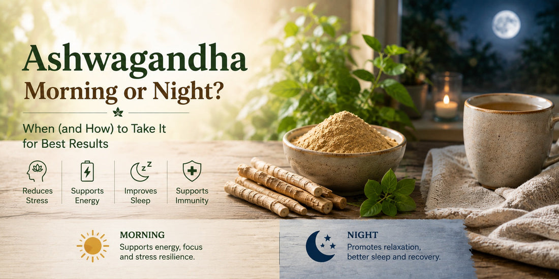 Ashwagandha Morning or Night? When (and How) to Take It for Best Results