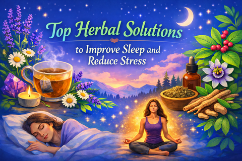 Top Herbal Solutions to Improve Sleep and Reduce Stress