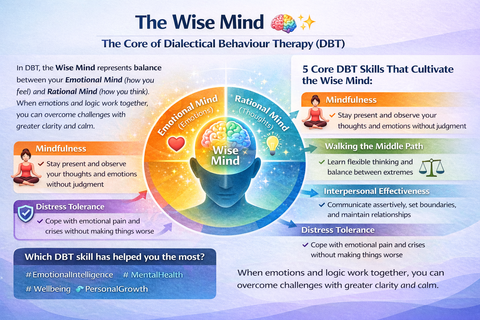 The Wise Mind: The Core of Dialectical Behaviour Therapy (DBT)