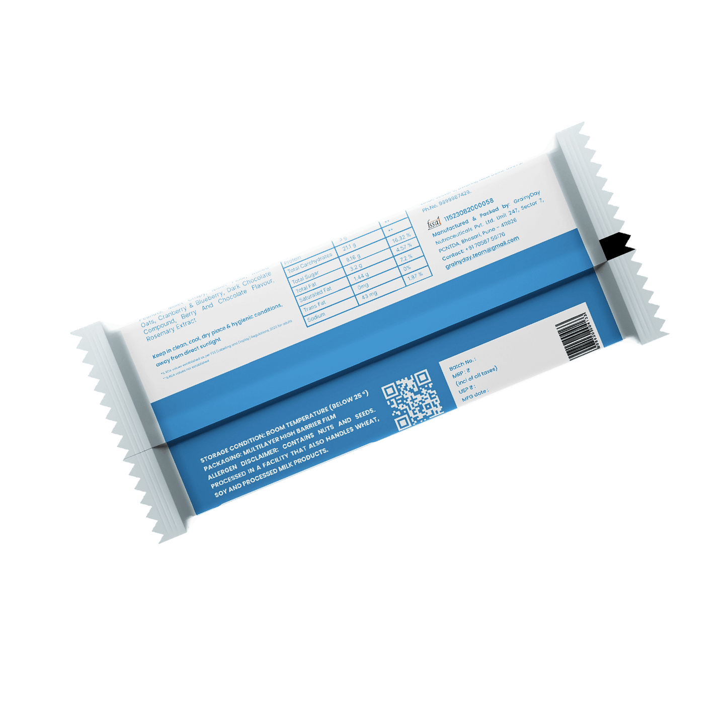 Millet Multigrain Bar Berries (Pack of 6)