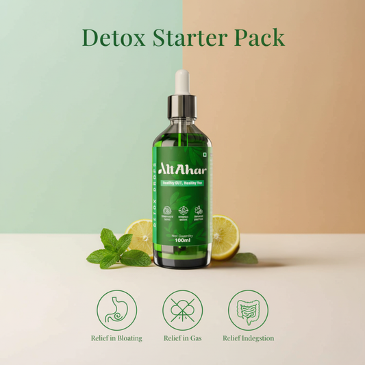 Detox Drop For Gas | Acidity| Bloating| Indigestion| Inflammation - Natural Herbal Detox Drops | Liquid Gut Health Regime