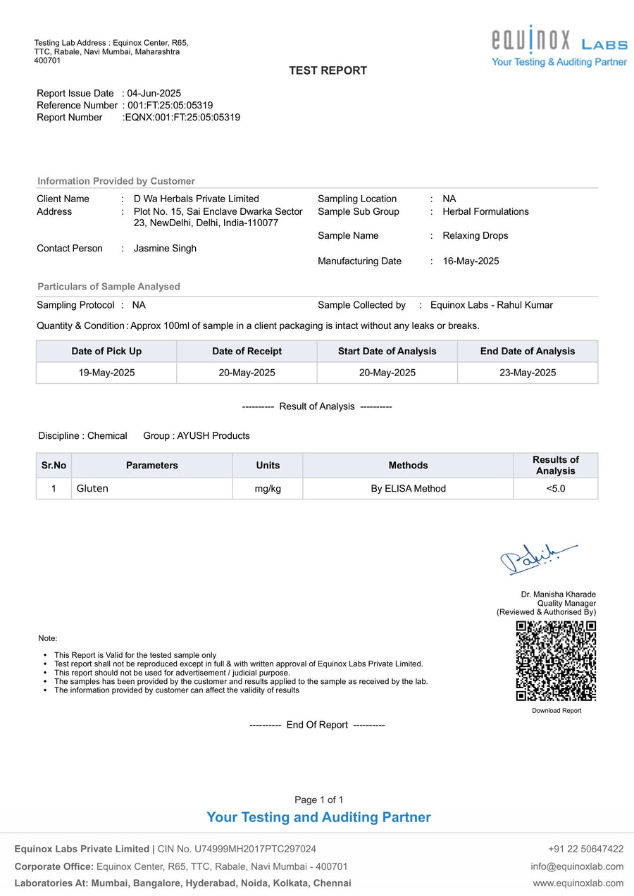 Relaxing Drops -Gentle Daily Stress Support