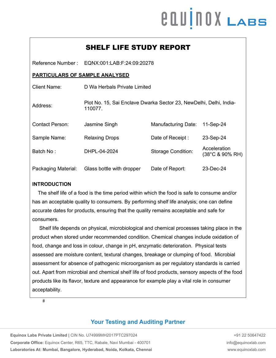 Relaxing Drops -Gentle Daily Stress Support