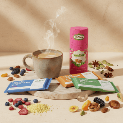 Veda Chai & Millet Multigrain Bars - Combo Pack (20% Off)