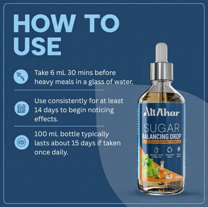 Sugar Balancing Drops - Natural Blood Sugar Support