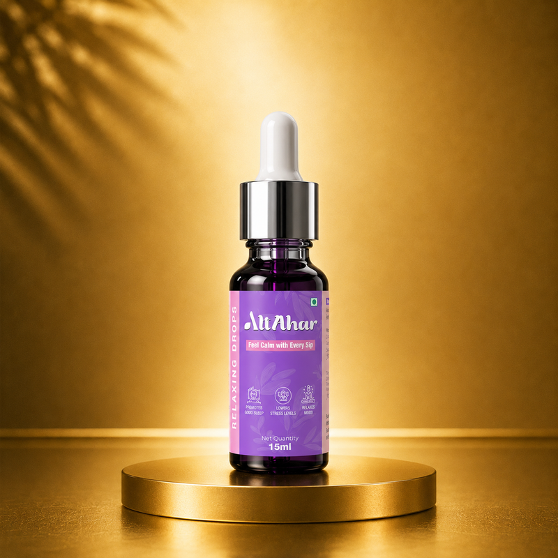 AltAhar Relaxing Drops | Natural Sleep & Stress Support | Ashwagandha, Chamomile & Lavender